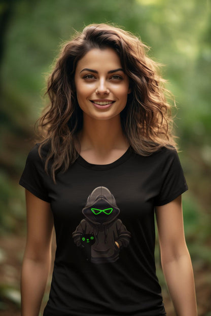 Women's Black Cat T-shirt