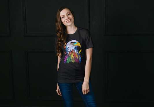 Women's Colorful Eagle T-shirt