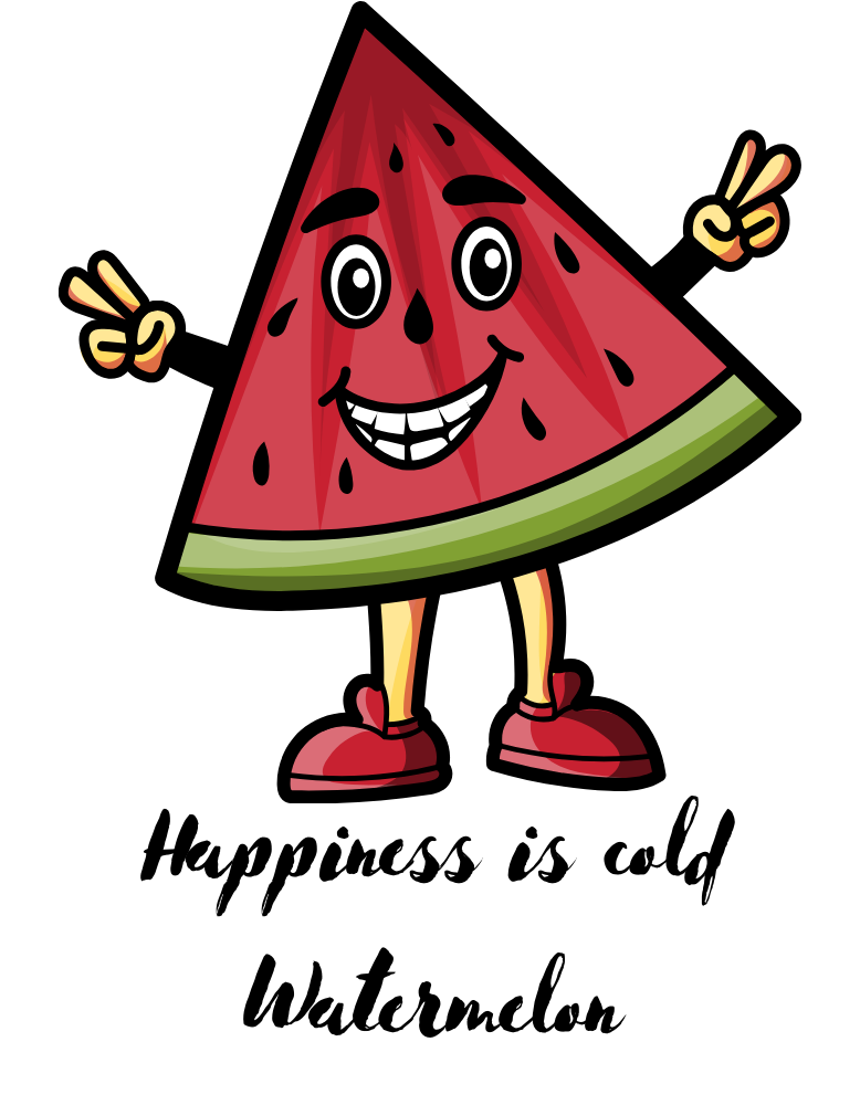 Kid's Happy Watermelon Unisex Tshirt