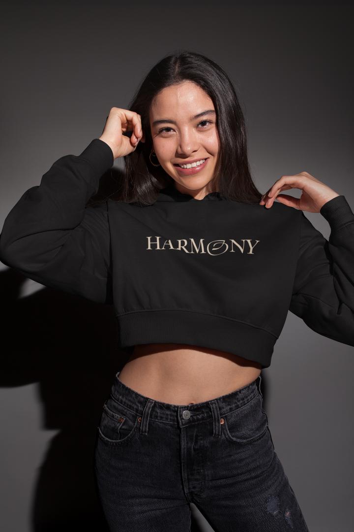 Women's Harmony Crop Hoodie Sweatshirt