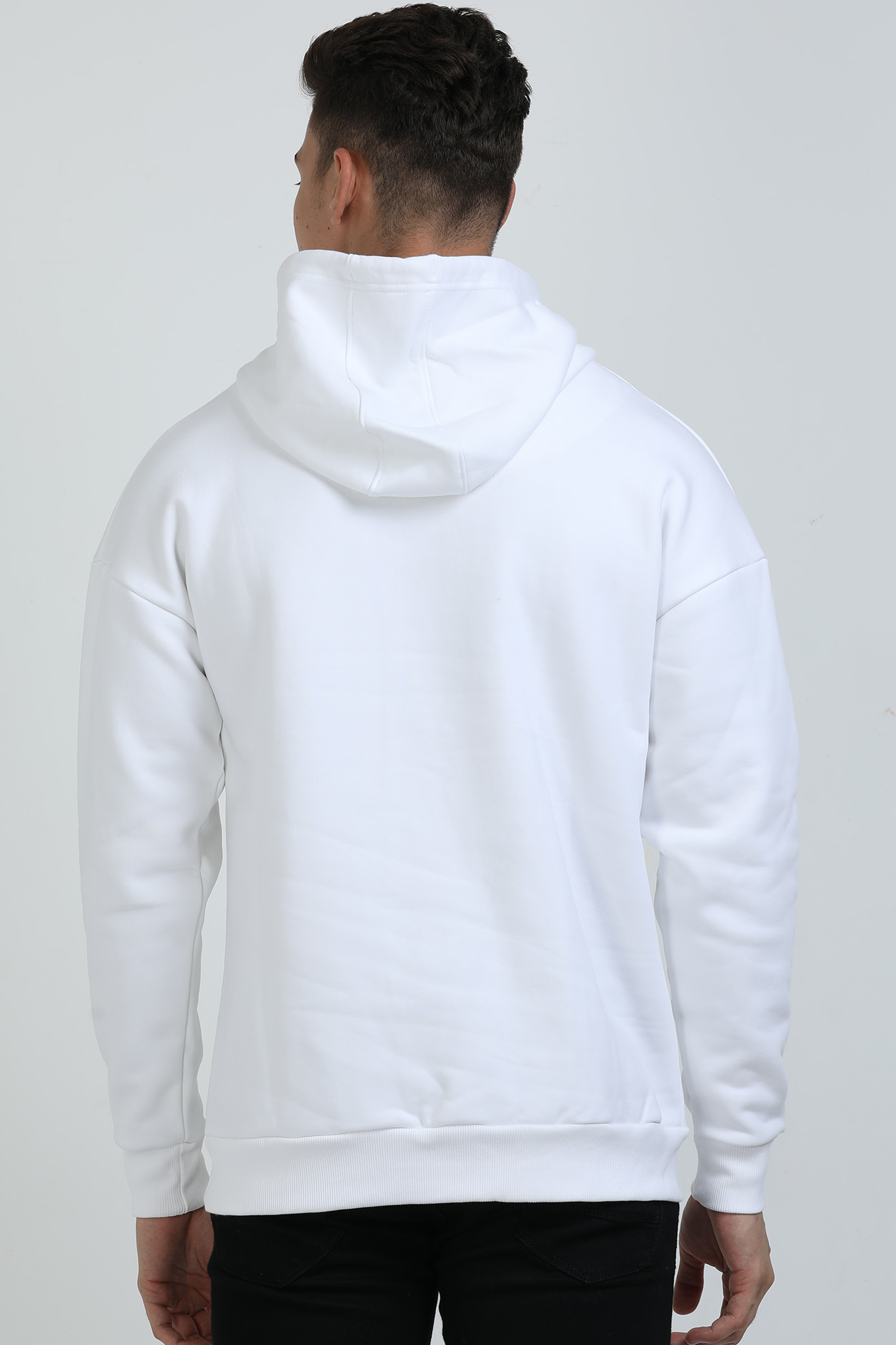 Men's @ Oversized Hooded Sweatshirt