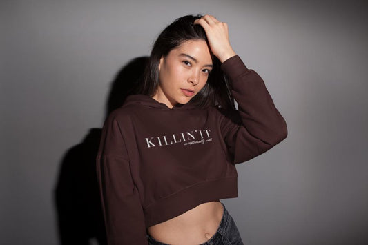 Women's Killin'it Crop Hoodie Sweatshirt