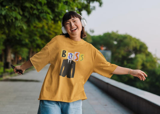 Women's Boss Oversized T shirt