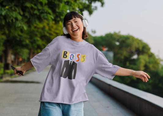 Women's Boss Oversized T shirt