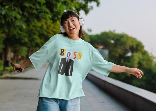 Women's Boss Oversized T shirt