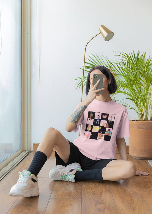 Women's Chess Love Oversized T shirt