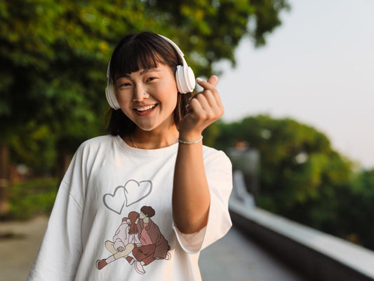 Women's Couple Oversized T shirt