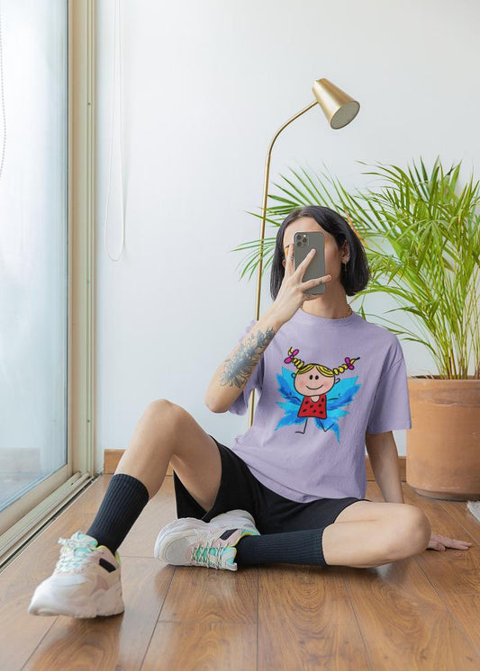 Women's Fairy Doll Oversized T shirt