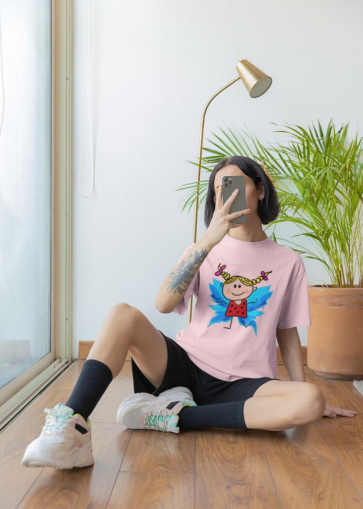 Women's Fairy Doll Oversized T shirt