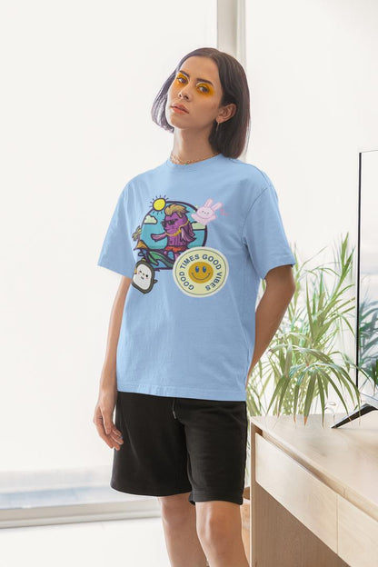 Women's Good Times n Vibes Oversized T shirt