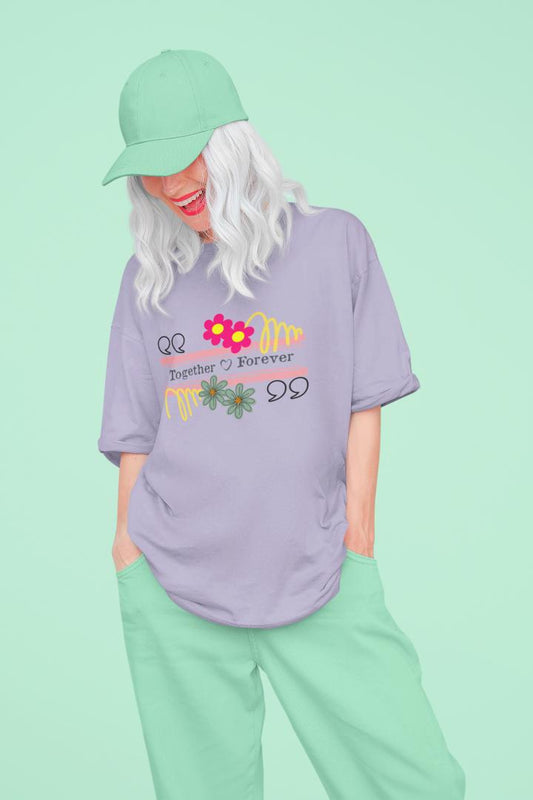 Women's Together Forever Oversized T shirt