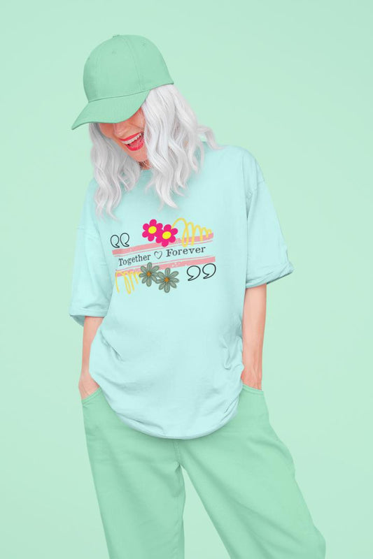 Women's Together Forever Oversized T shirt