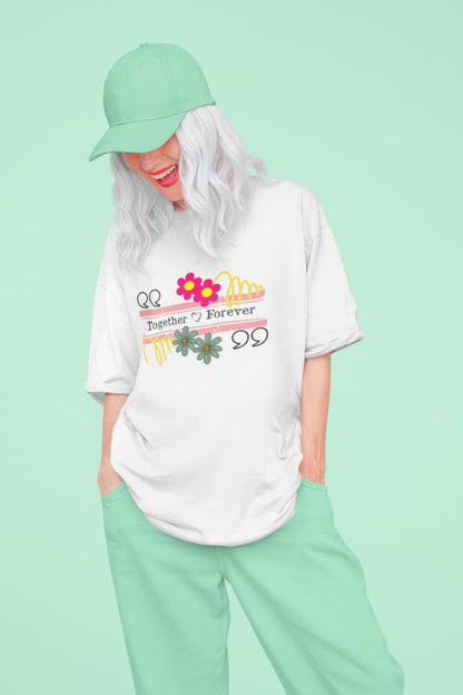 Women's Together Forever Oversized T shirt