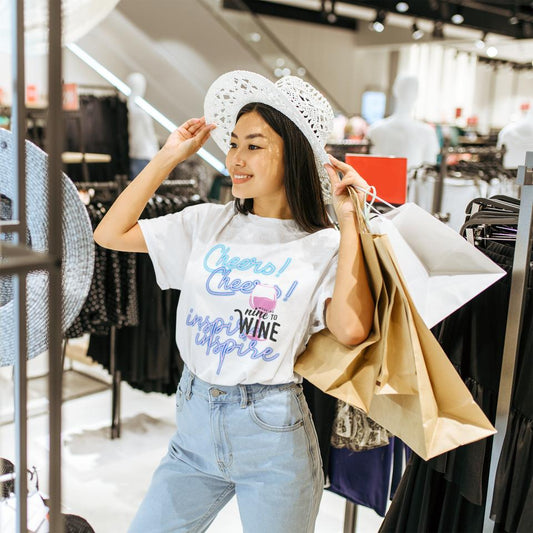 Women's Wine Oversized T shirt