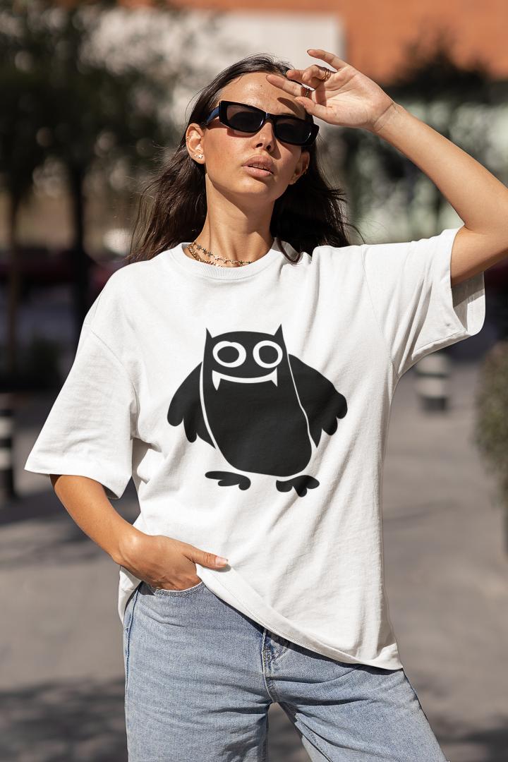 Women's Halloween Owl T-shirt